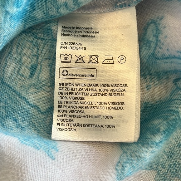 5 for $25! Men’s H&M SpongeBob Button-down Collar Blue/Light Pink Size M. - Picture 8 of 9